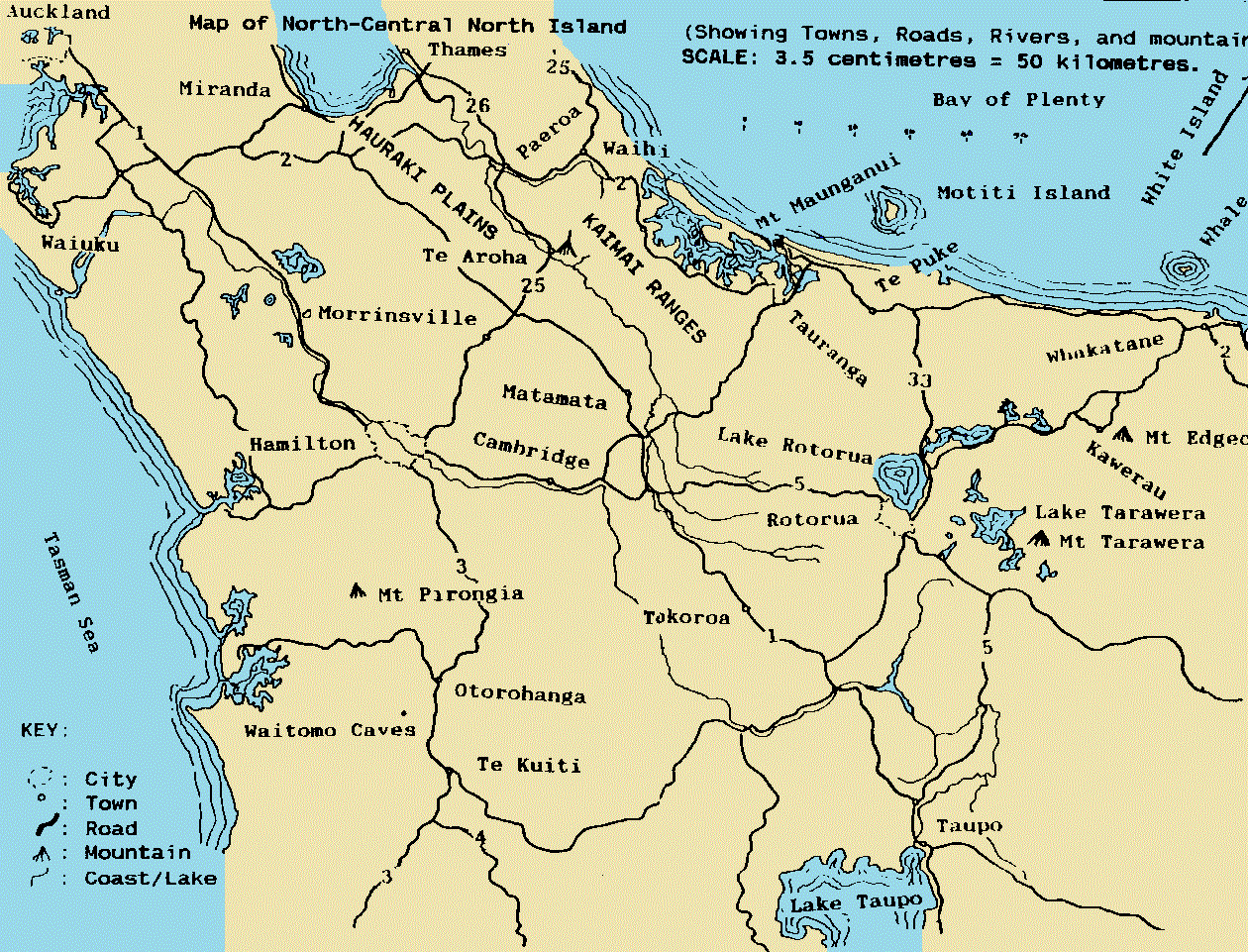 Te Aroha to Waiuku